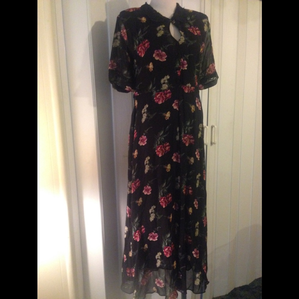 Vintage-style full length dress